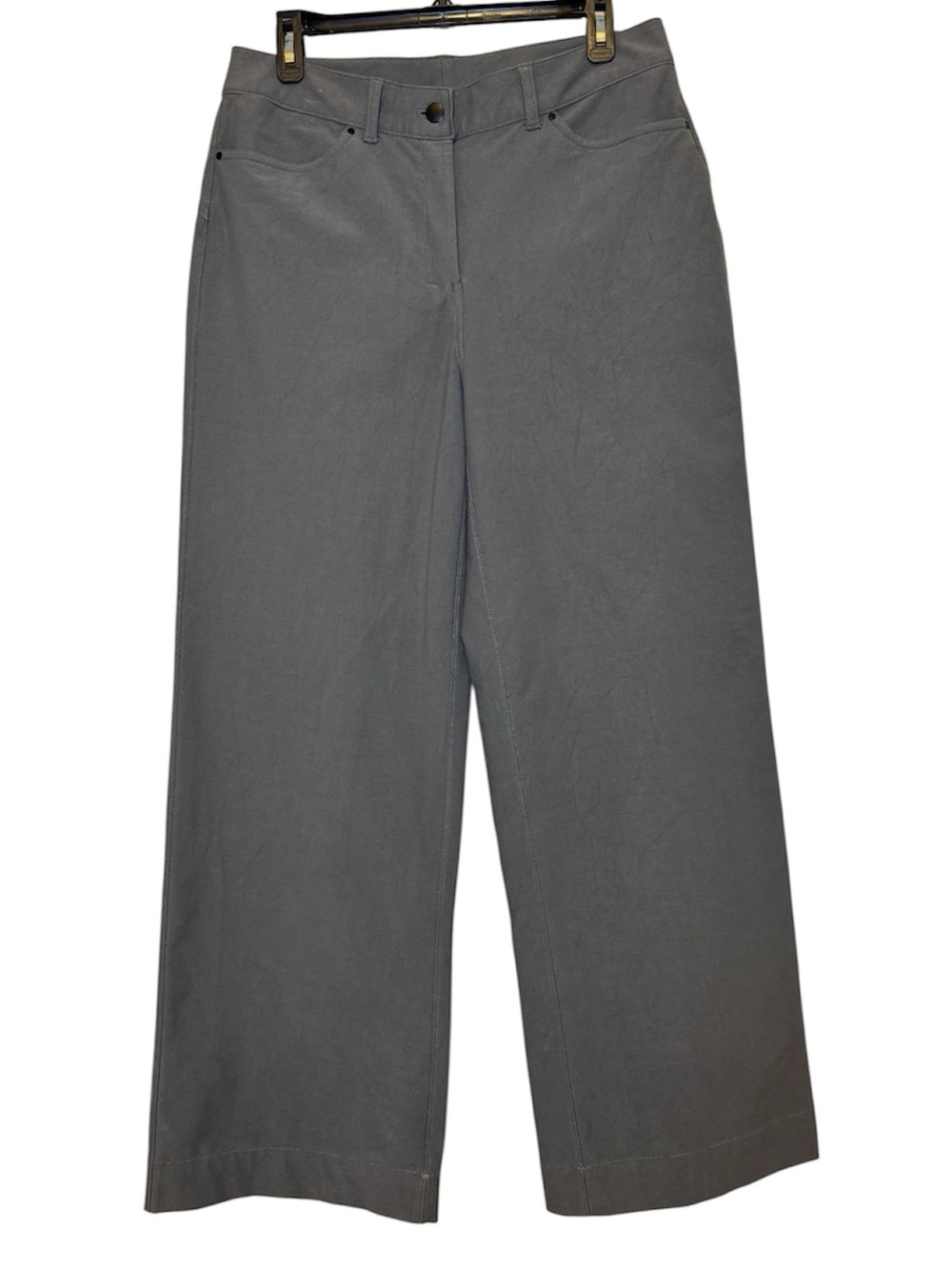 Lululemon City Sleek 5 Pocket Wide-Leg High-Rise Pant Olive/Green Size 30 LW5ENJ - Picture 2 of 13